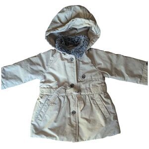 MANGO Kids Baby Faux Fur-Lined Trench Coat - 12-18 Months